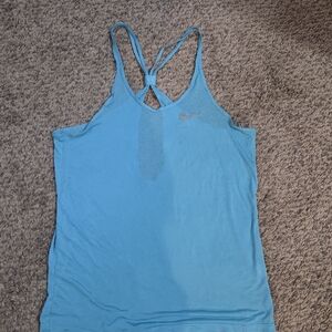 Nike Women's Blue Drifit Workout Tank